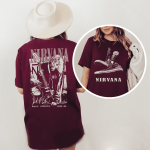 Nirvana Vintage Tshirt Hoodie Sweatshirt 2 Sides