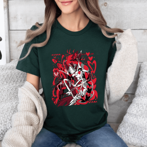 Hazbin Hotel Charlie and Alastor 2024 V-day T-Shirt Sweatshirt Hoodie