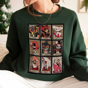 Hazbin Hotel Vintage Characters Tshirt Hoodie Sweatshirt