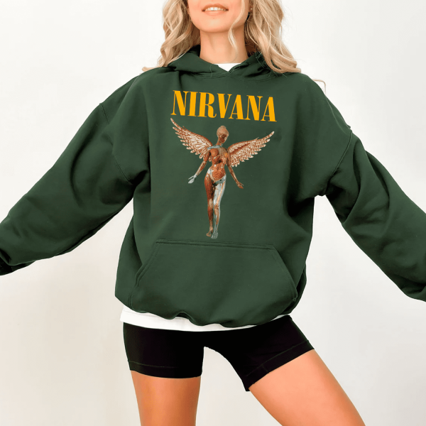 Nirvana Band In Utero Tshirt Hoodie Sweatshirt