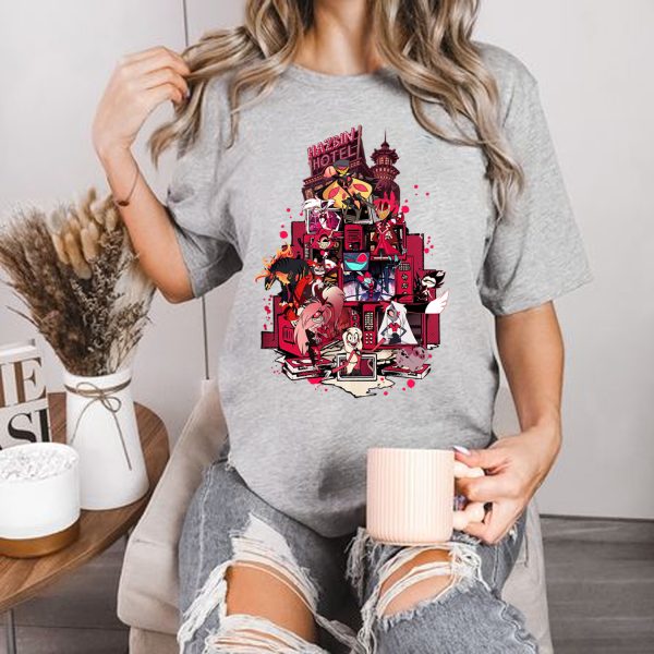 Hazbin Hotel Graphic Characters Tshirt Hoodie Sweatshirt