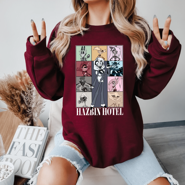 Hazbin Hotel Eras Tour Tshirt Hoodie Sweatshirt