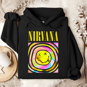 Nirvana Smile Face Crewneck Tshirt Hoodie