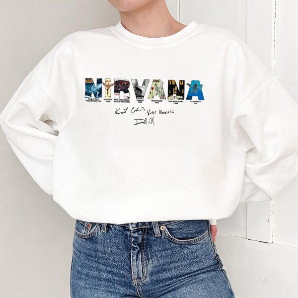 Nirvana Album Tshirt Hoodie Sweatshirt