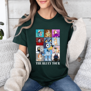 Cute Bluey Tour Sweatshirt Hoodie Tshirt