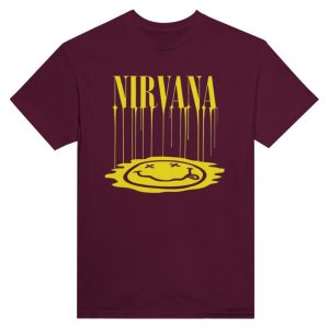 Nirvana Big Smiley Tshirt Hoodie Sweatshirt