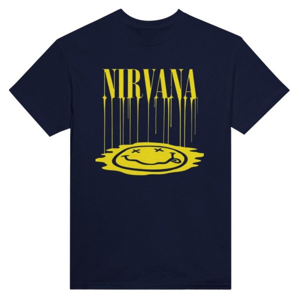 Nirvana Big Smiley Tshirt Hoodie Sweatshirt