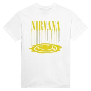 Nirvana Big Smiley Tshirt Hoodie Sweatshirt