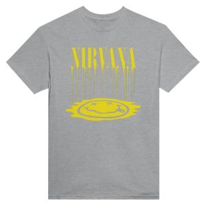 Nirvana Big Smiley Tshirt Hoodie Sweatshirt