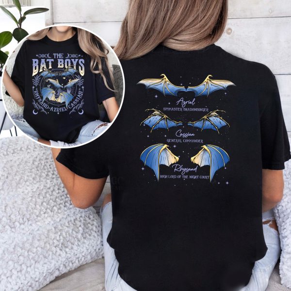 The Bat Boys Acotar Ver 1 2 Sides Tshirt Hoodie Sweatshirt