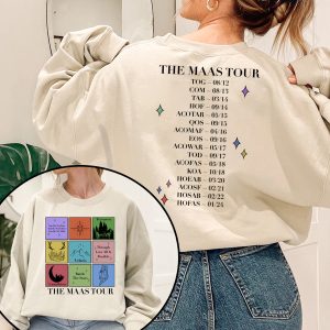 The MAAS Tour 2 Sides Tshirt Hoodie Sweatshirt