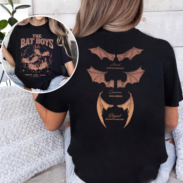 The Bat Boys Acotar Ver 3 2 Sides Tshirt Hoodie Sweatshirt