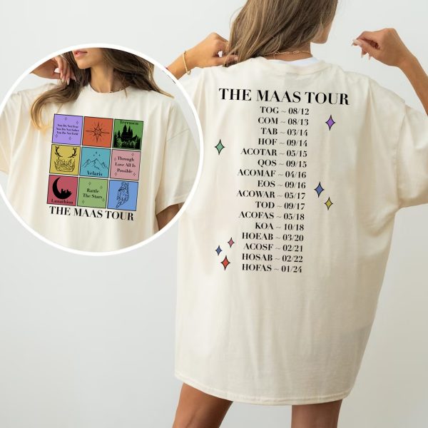 The MAAS Tour 2 Sides Tshirt Hoodie Sweatshirt