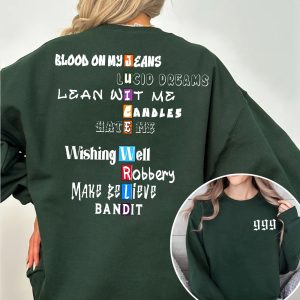 Juice WRLD 999 2Sides Hoodie Tshirt Sweatshirt