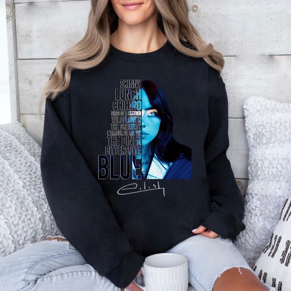 Billie Eilish Album Tshirt Hoodie Sweatshirt