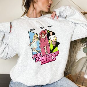 Powerpop Girl Chappell Roan, Sabrina Carpenter, Charli XCX Tshirt Hoodie Sweatshirt